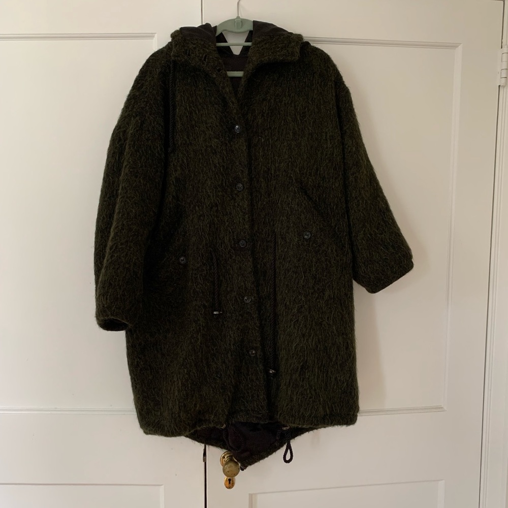 No6 Green Mohair Coat